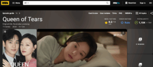مشخصات IMDB سریال ملکه اشک ها