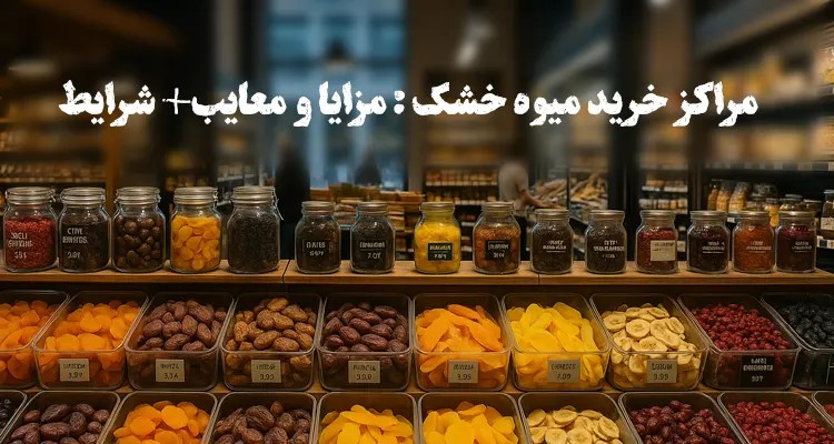 نمونه مراکز خرید میوه خشک