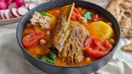 طرز تهیه آبگوشت لعابدار