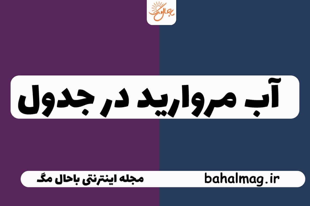 آب مروارید در جدول