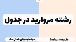 رشته مروارید در جدول
