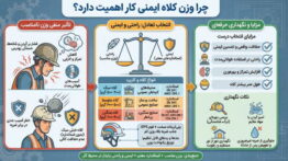 چرا وزن کلاه ایمنی کار اهمیت دارد