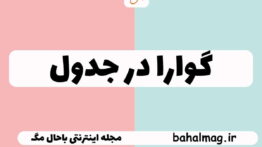 گوارا در جدول