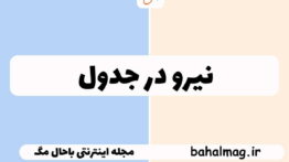 نیرو در جدول