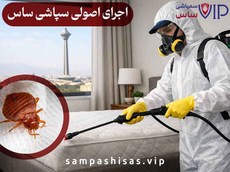 اجرای اصولی سمپاشی ساس توسط شرکت سمپاشی ساس VIP