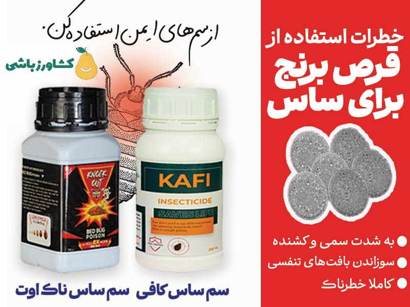 خطرات استفاده از قرص برای از بین بردن ساس
