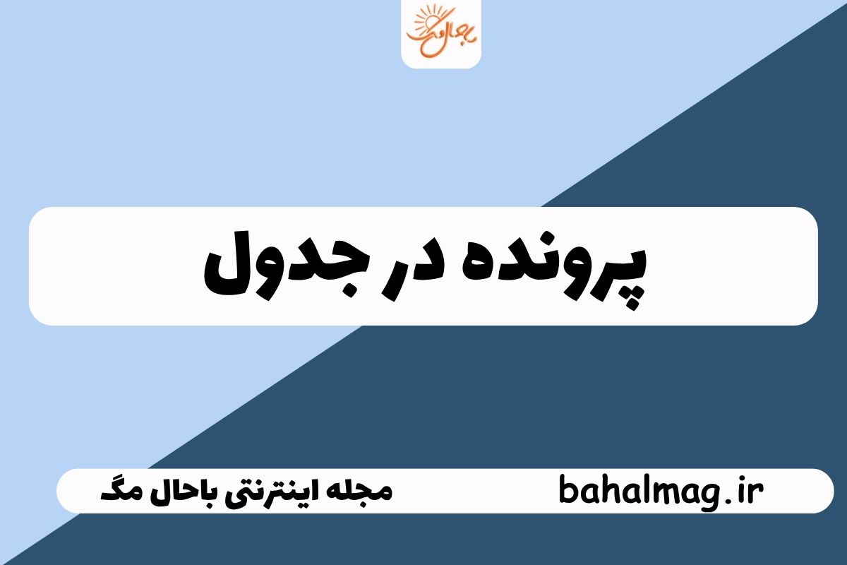 پرونده در جدول