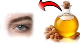 روغن بادام تلخ بعد از کاشت ابرو