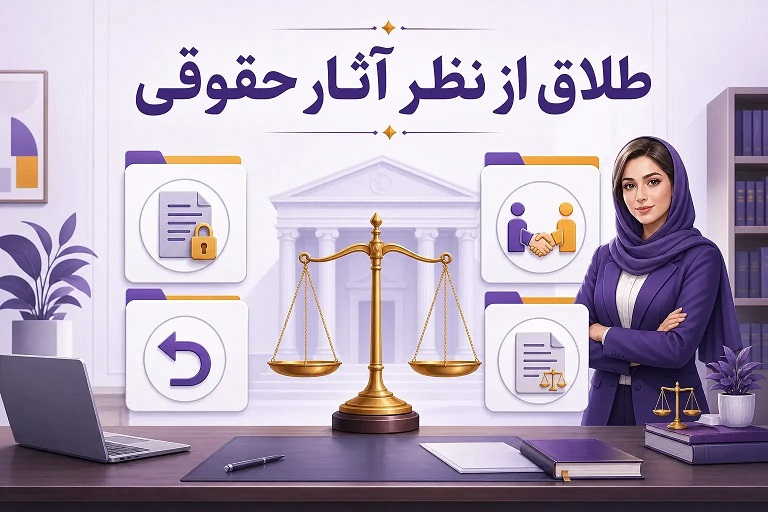 طلاق از نظر آثار حقوقی