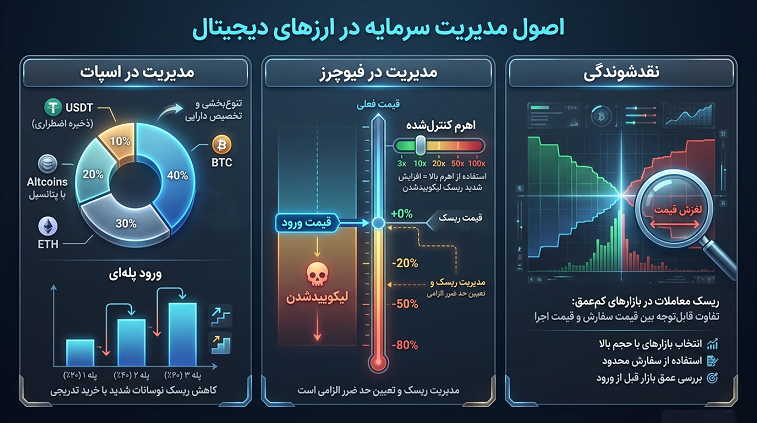 مدیریت سرمایه در معاملات ارز دیجیتال