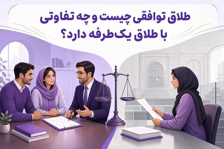 طلاق توافقی چیست و چه تفاوتی با طلاق یکطرفه دارد؟