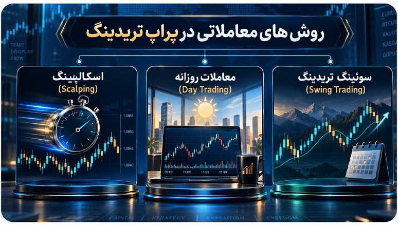 روش‌های معاملاتی در پراپ تریدینگ
