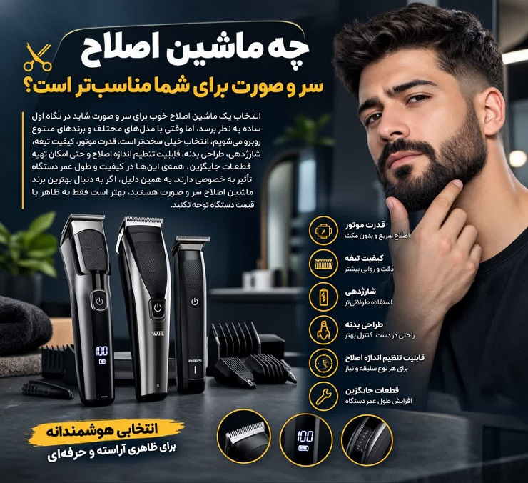 چرا VGR را برای اصلاح سر و صورت انتخاب کنیم؟