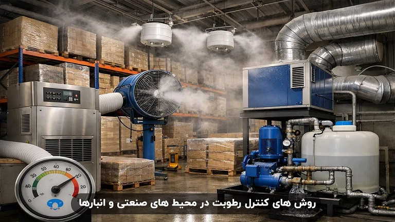 روش های کنترل رطوبت در محیط های صنعتی و انبارها