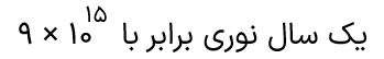 فاصله اختروش ها از منظومه شمسی بر حسب سال نوری فیزیک دهم [جواب اینجاست]