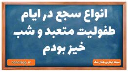 انواع سجع در ایام طفولیت متعبد و شب خیز بودم