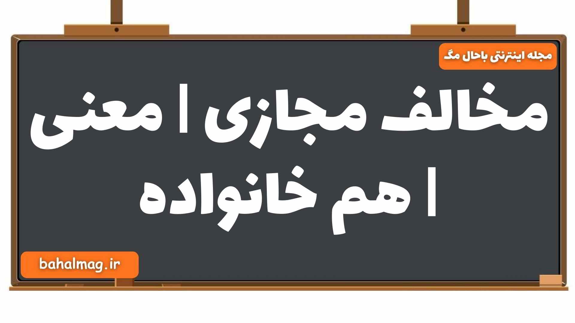 مخالف مجازی | معنی | هم خانواده