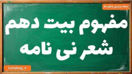 مفهوم بیت دهم شعر نی نامه