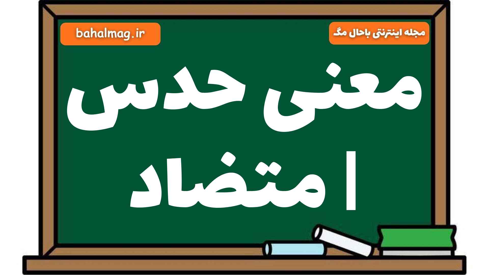 معنی حدس | متضاد