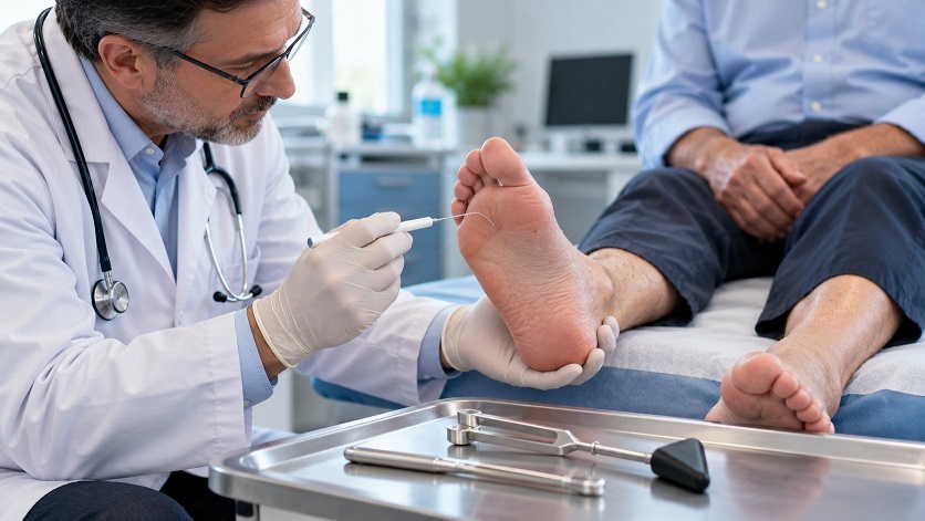 نوروپاتی دیابتی چطور تشخیص داده می‌شود؟