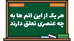 هر یک از این اتم ها به چه عنصری تعلق دارند