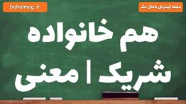 هم خانواده شریک | معنی