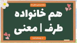 هم خانواده طرف | معنی