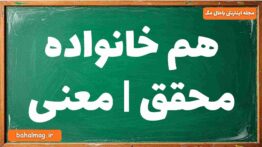 هم خانواده محقق | معنی
