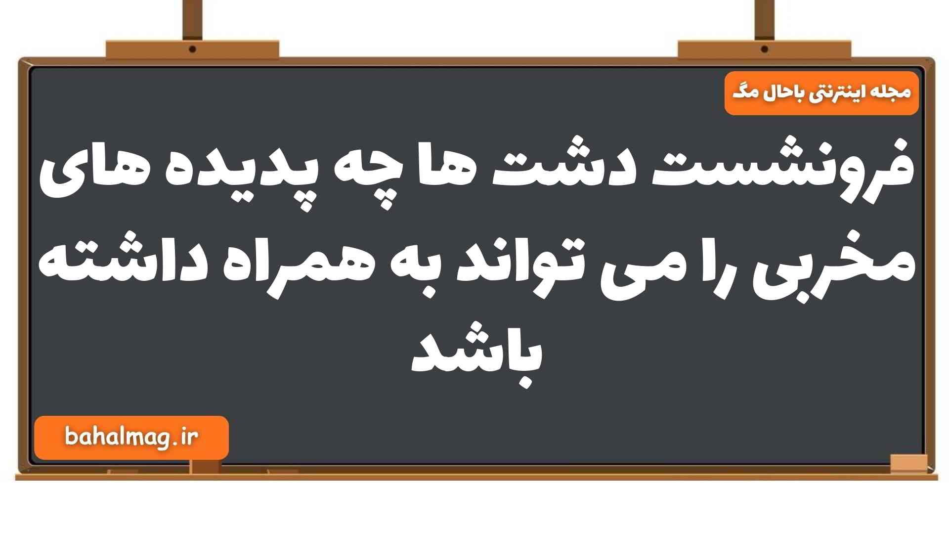 فرونشست دشت ها چه پدیده های مخربی را می تواند به همراه داشته باشد